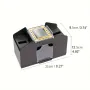 2/4/6 Decks Automatic Poker Card Shuffler for Tabletop Games Automatic Card Shuffler Automatic Playing Cards Shuffler Mixer Games Poker Sorter Machine Dispenser for Travel Home
