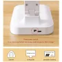 Foldable Reading Table Lamp USB Touch Dimmable Eye Protection Led Desk Lamp Bedroom Student Reading USB Charge Night Light