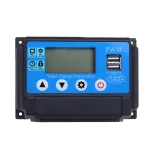 Excellway® 12V 24V 10/20/30/40/50A Auto Solar Panel Solar Charge Controller Battery Charge Adapter USB LCD Display