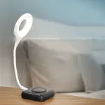 Llum nocturna de control de veu intel·ligent USB 3 temperatures de color Mini llum ambiental portàtil activada per veu