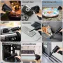 2 In 1 6000mAh Cordless Portable Digital Display Air Duster Blower Vacuum Cleaner Portable Car Vacuum Cleaner Compressed Air Blower for Keyboard Computer Car Washing