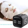 Productivity Cube Timer Sensor Flip LED Display 4 Preset Times Dual Mode Time Management Countdown Kitchen Student Learning Mini Digital Timer