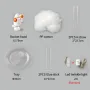 Creative Night Light DIY Rocket Lamp LED Astronaut Night With USB Rechargeable Kids Home Decoration Night Light