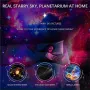 LED Planetarium Galaxy Projector Lamp 12 Patterns 360 Degree Rotate LED Starry Sky Projector Bedroom Night Light for Kids Child Gift