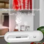 2 peças/4 peças USB recarregável desodorizador de geladeira multifuncional máquina de ozônio purificador de ar compacto com dois modos para eliminação eficaz de odores prolonga o frescor dos alimentos leve portátil para viagens em casa