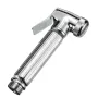 Brass Shattaf Douche Spray Bidet Toilet Shower Head Nozzle Holder Silver Bidet Cleaning Device