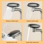 Universal Multifunctional Saucer Faucet Spray Tap Stainless Steel 360 ° Rotation Multi-Layer Filtration Tap With 4 Water Outlet Mode