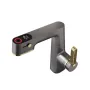Rubinetto per lavabo da bagno AGSIVO in ottone con display digitale della temperatura e doccetta estraibile / beccuccio girevole sollevabile / 3 modalità di flusso dell'acqua / miscelatore per lavabo monoforo con una maniglia