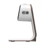 Portable Bedroom Touch Control Bedside Table Lamp Dimmable Digital Alarm Clock Wireless Charging Station for Bedroom, Bedside Office