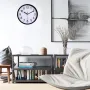 10 tums klassisk kvarts dekorativ klocka utan tickande tyst väggklocka lätt att läsa lämplig för rum/hem/kök/sovrum