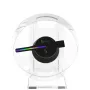 Lampu Pengiklanan Holografik 3D Skrin Kipas LED Dengan Main Semula Bunyi Dengan Penutup Lutsinar Kipas Holografik