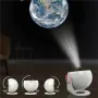 LED Planetarium Galaxy Projector Lamp 12 Patterns 360 Degree Rotate LED Starry Sky Projector Bedroom Night Light for Kids Child Gift