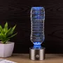 Garrafa de água portátil de hidrogênio, gerador de moléculas de hidrogênio de vidro, garrafa de água SPE PEM Technology, gerador de íons de hidrogênio, garrafa de vidro, absorção de hidrogênio, eletrólise, copo de água rico em hidrogênio, luzes coloridas 