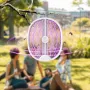 AGSIVO 3 In 1 3000V Cordless Rechargeable Electric Mosquito Bug Zapper Foldable Handheld Mosquito Killing Lamp Fly Trap
