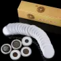 20pcs Applied Mint Coin Display Holder Storage Boxes Capsules Protector 20-40mm 