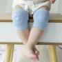 Cartoon Smile Kids Knee Kads Baby Terry Socks Crawling Dispensing Non-slip Knee Pads Elbow Pads