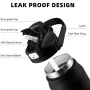 Bình nước giữ nhiệt di động bằng thép không gỉ 304 1000ml/33oz Bình nước giữ nhiệt nóng lạnh có ống hút dùng làm giá đỡ điện thoại di động