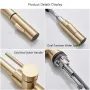 Rubinetto da cucina estraibile con sensore touch in oro spazzolato, rotazione a 360°, rubinetto da cucina intelligente, rubinetto con sensore, miscelatore monocomando