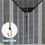 91x91cm PVC Mesh Outdoor Air Conditioner Cover Dustproof Sunscreen Protection Cover Air Conditioner Body Protection Cover