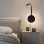 Wall Mounted Reading Lamp with USB Port Bedside Spot light American Style Adjustable Angle Modern Wall Mounted LED Bed Lamp