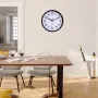 10 tums klassisk kvarts dekorativ klocka utan tickande tyst väggklocka lätt att läsa lämplig för rum/hem/kök/sovrum