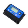 Excellway® 12V 24V 10/20/30/40/50A Auto Solar Panel Solar Charge Controller Battery Charge Adapter USB LCD Display