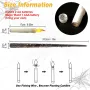 12 Pack Halloween Floating Candles With Wand Remote Control Led Flame Loose Flickering Candle Home Hanging Candles Light