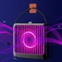 Powerful High Voltage Mosquito Lamp 3000V Indoor and Outdoor Use with Insect Attractant Noiseless Operation Safety Plastic Casing USB Powered Versatile Setup Options in Black or White