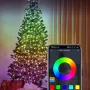 16.4フィート/32.8フィート/65.6フィートのiDeal LEDカラフルUSB LED装飾ストリングライト、アプリコントロールBluetoothリモコン付き、IP66防水、ホリデールームデコレーション用