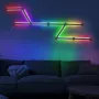 Barre luminose fai da te BLITZWILL con LED RGBIC, controllo intelligente WiFi Tuya, sincronizzazione musicale, funziona con Alexa e Google Assistant per l'arredamento di sala giochi/camera da letto
