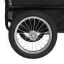 [EU] Rimorchio per bici per animali domestici 91763 Trasportino per cani e animali domestici con telaio resistente Rete protettiva traspirante Carrello per animali domestici con ruota girevole a 360° Design