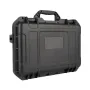 363x290x160mm Plastic Safety Equipment Case Waterproof Hard Carry Tool Box Shockproof Storage Box with Sponge for Tools Camera