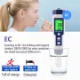 Misuratore di salinità 5 in 1, test dell'acqua PH/TDS, test TIF/EC/temperatura, test multifunzionali della qualità dell'acqua TIF con display LCD