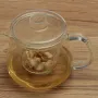 500ML Heat-resistant Glass Filter Three-piece Vertical Flower Teapot