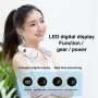 AGSIVO USB Rechargeable Bladeless Neck Fan 3000mAh Battery LED Display 3 Speeds Cooling Fan For Indoor and Outdoor