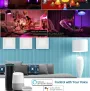 LIXINCORDA E14 Smart Bulb Tuya Wifi Candle Lamp APP Remote Control LED Bulb WiFi 2.4GHz Supports Alexa Google Assistant Voice Control