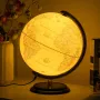 12\ Illuminated World Globe 720° Rotating Education Cartography Map W/ LED Light