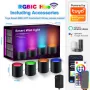 4/6 Pack TUYA WIFI Smart Wall Lamp RGB Music Sync LED Modern Decor Downlight Simple Wall Light Work With Alexa Google Assistant