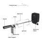 Stainless Steel Electric Barbecue Grill Barbecue Supplies Household BBQ Grill Barbecue Tool Set Automatic Barbecue Stick Outdoor Camping BBQ Barbecue Rack Kit