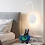 Wall Mounted Reading Lamp with USB Port Bedside Spot light American Style Adjustable Angle Modern Wall Mounted LED Bed Lamp