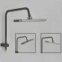 Agsivo High Pressure Shower Copper Body Kit Piano Keys Thermostat LED Digital 4 Modes Faucet Household Copper Booster Shower High Pressure Spray Gun