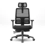 Newtral MagicH-BP Ergonomic Chair with Footrest - Home Office Desk Chair with Auto-Following Lumbar Support, 4D Armrest, Seat Depth & Height Adjustable, 96°-136° Reclines