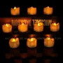 12 candele LED elettroniche con telecomando, temporizzazione, lacrime, decorazioni natalizie, per matrimonio, compleanno, confessione, candela flash con telecomando a 2 tasti