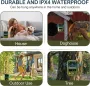 1500mAh Portable Ultrasonic Outdoor Dog Bark Stopper Ultrasonic Barking Stop Device for Dog Noise Prevention Training Device Dog Automatic Driving Device