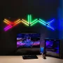 Barre luminose fai da te BLITZWILL con LED RGBIC, controllo intelligente WiFi Tuya, sincronizzazione musicale, funziona con Alexa e Google Assistant per l'arredamento di sala giochi/camera da letto