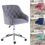 Modern Swivel Accent Chair Living Room Flannel Back Vanity Chair Armchair Office