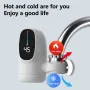 Instant Hot Water Tap Digital Display Instant Electric Water Heater Kitchen Faucet Adapter Fast Heating Digital Display Bathroom Accessories