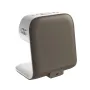 Portable Bedroom Touch Control Bedside Table Lamp Dimmable Digital Alarm Clock Wireless Charging Station for Bedroom, Bedside Office