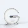LED Night Light RGB Atmosphere Desk Lamp Smart Multifunctional Wireless Charger Alarm Clock Bluetooth Speaker APP Control Pickup