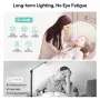 Janolia Staande lamp Wimperlicht voor Wimpertechniek LED Halve Maanlamp Wimperlamp Esthetische Lamp Verstelbare Helderheid 360° Draaibaar voor Wimpertechniek Tattoo Schoonheid